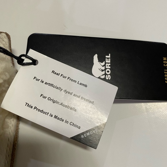 NWT Sorel Joan of Arc Next Winter Boots Leather/Suede Waterproof Taupe 8 - Picture 13 of 13